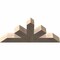 Ekena Millwork Saratoga Smooth Timber Gable Bracket, Douglas Fir, 48"W x 22"H x 5 1/2"D x 5 1/2"F, 11/12 Pitch GBW048X22X0606SAR00SDF - alternate 3